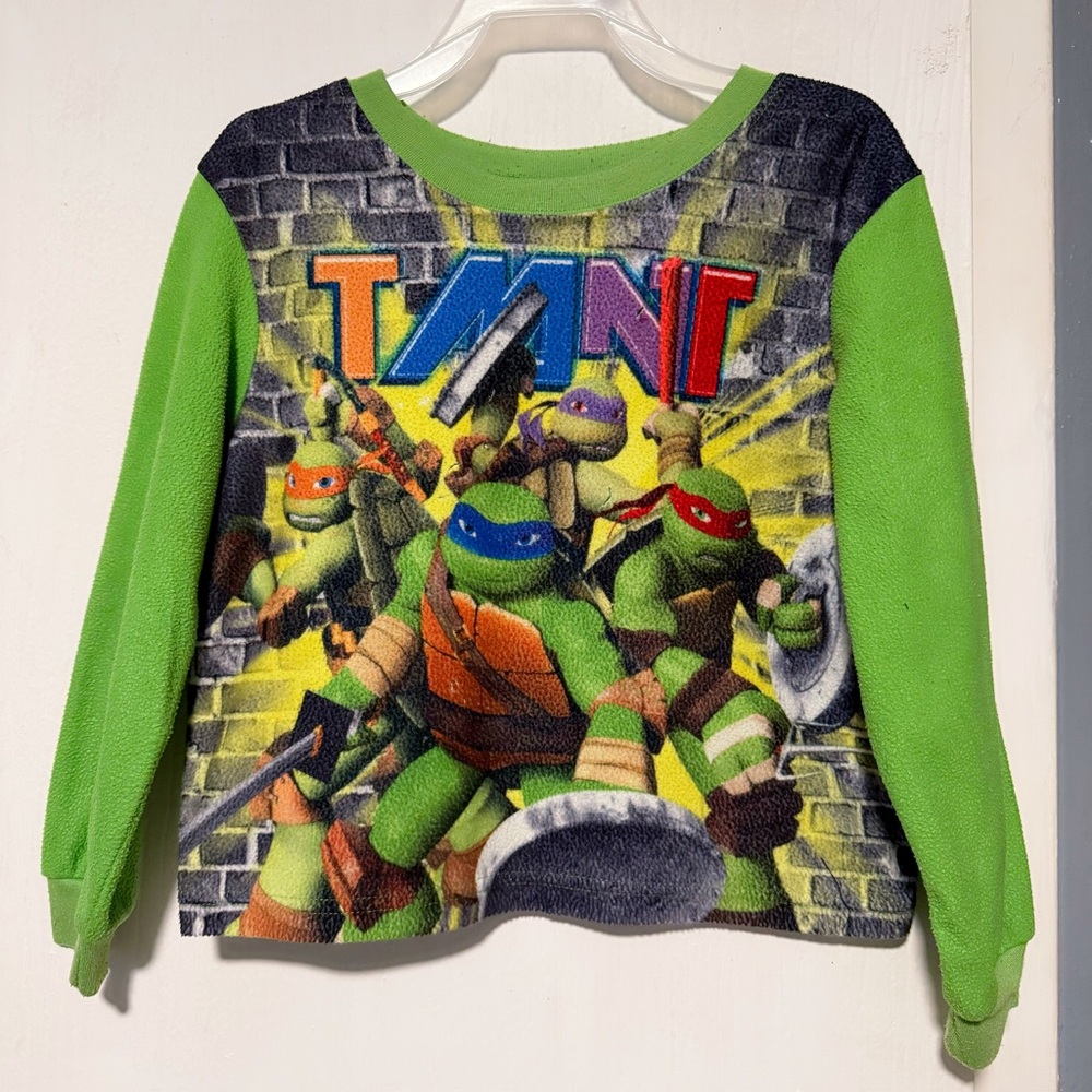 Nickelodeon TMNT Green and Black Pajama Top